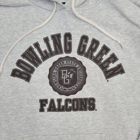 Vintage Bowling Greens Hoodie Large 24x26 Baggy Falcons Y2K - Picture 7 of 13